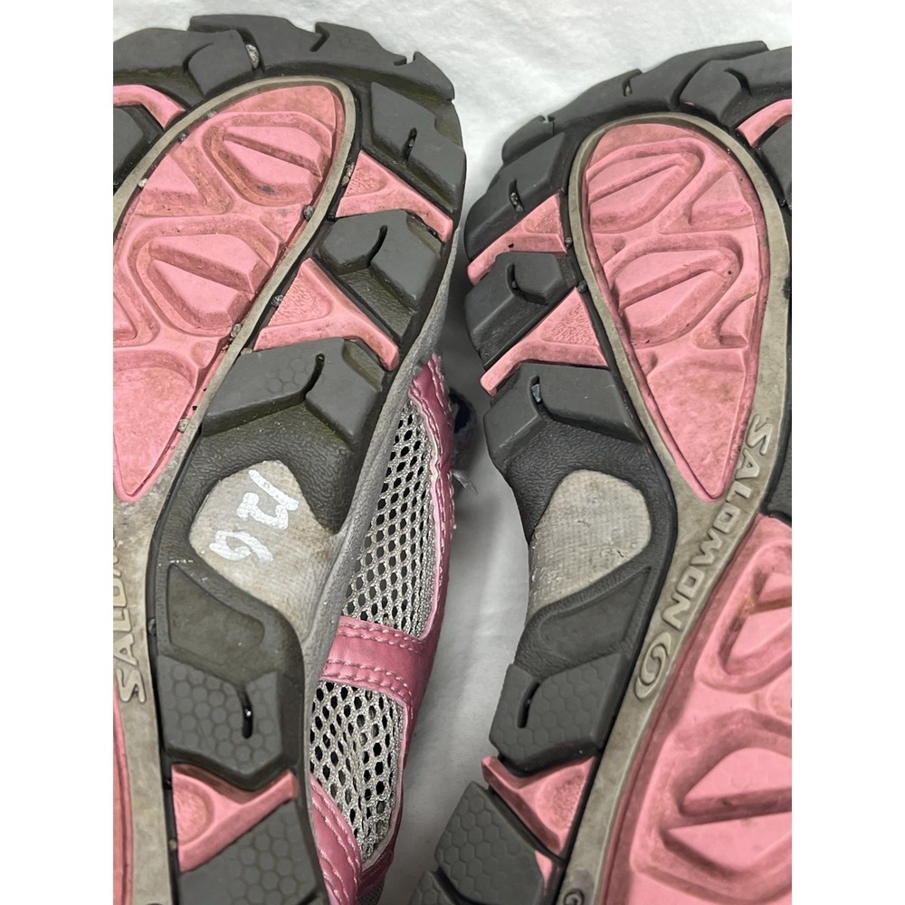 Salomon Women's Water Shoes Pink Mesh Quick-Lace US 8 Camping Hiking 643001 - Picture 6 of 10